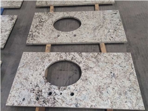 White Spring Granite Vanity Tops, White Granite Bathroom Countertops