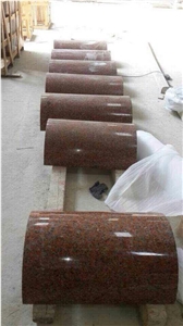 G562 Granite Columns, China Capao Bonito Granite/Maple Leaf Red Granite /Crown Red Granite Architectural Columns