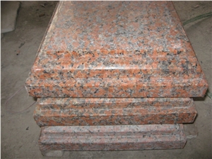 G562 Granite Pillar Caps,China Capao Bonito Granite/Maple Leaf Red Granite /Crown Red Granite Pier Caps