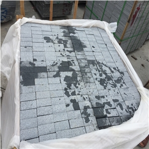 G654 Granite Cube Stone,Flamed G654 Granite Paving Stone,Dark Grey Granite Patio Pavers,G654 Granite Pavers for Walkway/Countyard/Driveway