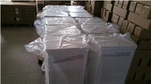 Guangxi white marble cabinet top,Chinese Carrara marble table tops,polished Guangxi white marble furniture tops,marble table tops