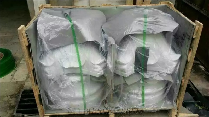 Guangxi White Marble Column Top Column Base,China Carrara White Marble Roman Column Cap,Ionic Column Doric Columns Tops