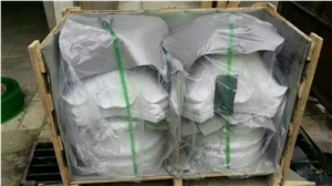 Guangxi White Marble Column Top Column Base,China Carrara White Marble Roman Column Cap,Ionic Column Doric Columns Tops