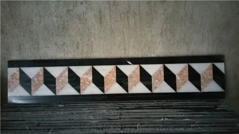 Marble Mosaic Border,Natural Stone Skirtings,Decorative Moldings,Mosaic Mouldings
