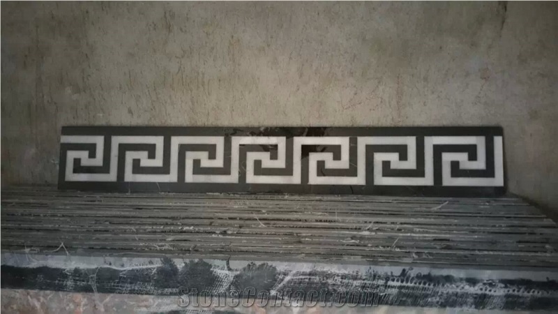 Marble Mosaic Border,Natural Stone Skirtings,Decorative Moldings,Mosaic Mouldings
