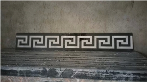 Marble Mosaic Border,Natural Stone Skirtings,Decorative Moldings,Mosaic Mouldings