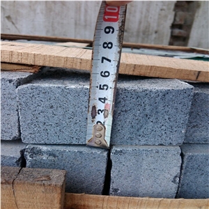 Natural G654 Granite Paving Stone,G654 Granite Cube Stone,Dark Grey Granite Patio Flooring Pavers