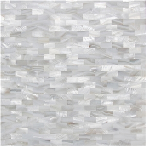 Natural Sea Shell Cladding,Freshwater Sea Shell Decorative Wall Mosaic Panel,Square Shaped Sea Shell Mosaic Wall Cladding for Interior Decor