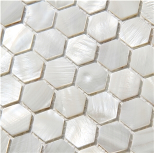 Natural Sea Shell Mosaic,Freshwater Sea Shell Wall Mosaic Panel,Hexagon Shaped Sea Shell Mosaic Pattern for Interior Wall Decoration Natural Sea Shell Mosaic,Freshwater Sea Shell Wall Mosaic Panel,Hexagon Shaped Sea Shell Mosaic Pattern for Interior Wall Decoration