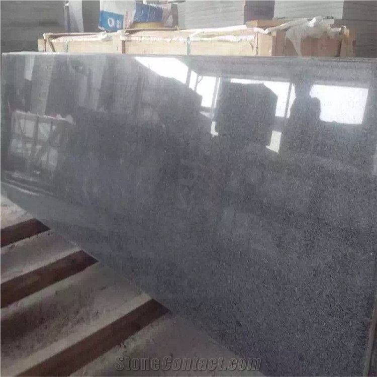 Polished G654 Granite Counter Top, G654 Granie Kitchen Counter Top, Dark Grey 240cm Length Granite Kitchen Desk Tops