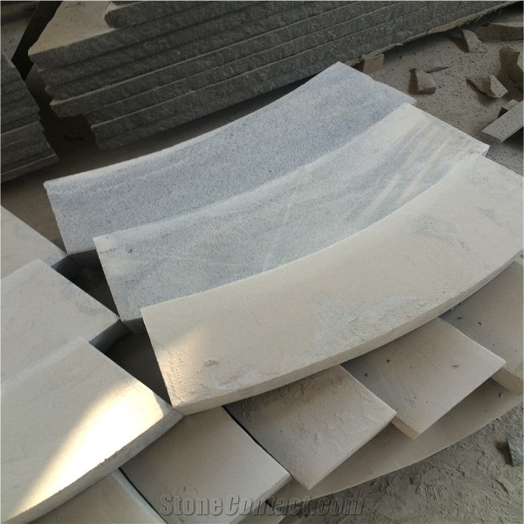 S Shape G654 Granite Kerbstone,G654 Granite Curbstone,Dark Grey Granite Kerbs/Side Stone