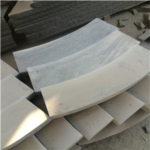 S Shape G654 Granite Kerbstone,G654 Granite Curbstone,Dark Grey Granite Kerbs/Side Stone