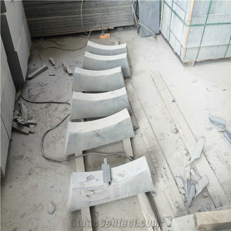 S Shape G654 Granite Kerbstone,G654 Granite Curbstone,Dark Grey Granite Kerbs/Side Stone