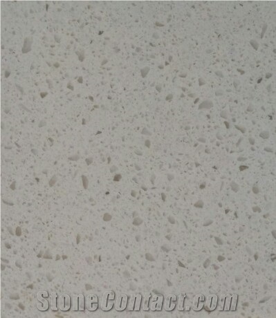 Crystal Cristo White, Grey Quartz Stone Tiles & Slabs, Engineered Stone, Terrazzo Tiles