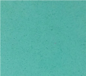 Crystal Quartz Stone Tiles & Slabs, Green Engineered Stone, Terrazzo