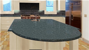 Griogio Quartz Countertop, Black Quartz Stone Kitchen Countertops, Island Tops