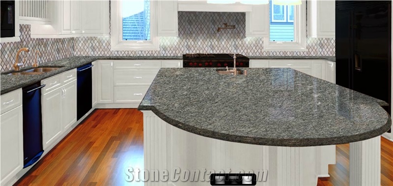 Steel Grey Granite Countertop, Grey Granite Kitchen Worktops, Vanity Tops