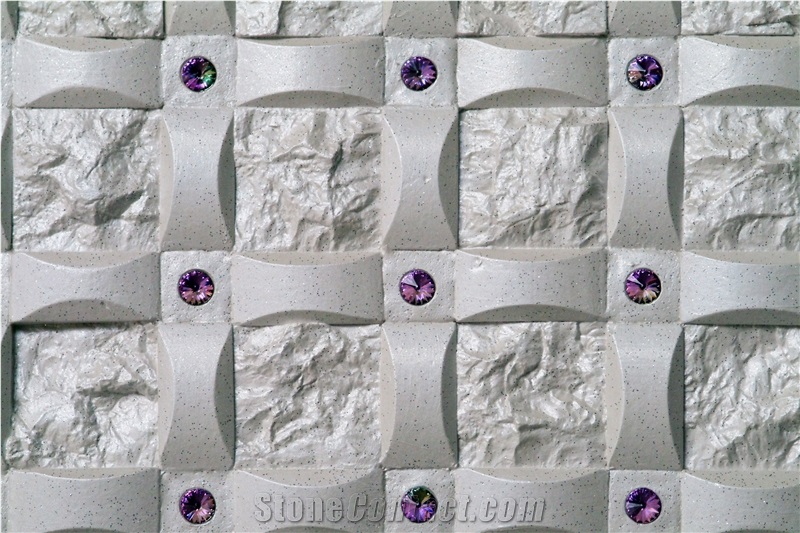 Reconstructed Stone Contemporary Collection Wall