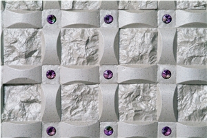 Reconstructed Stone Contemporary Collection Wall