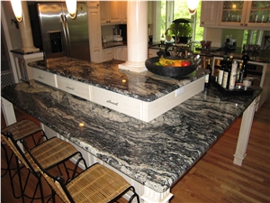 Tempest Black Granite Countertop
