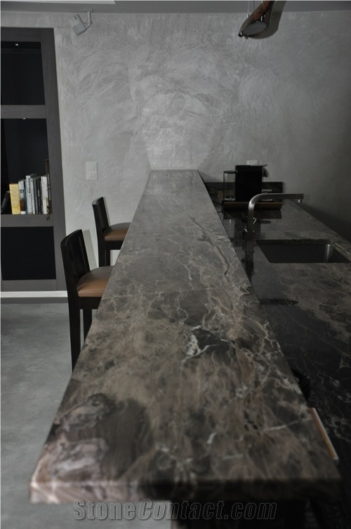 Frappuccino Marble Kitchen Countertops