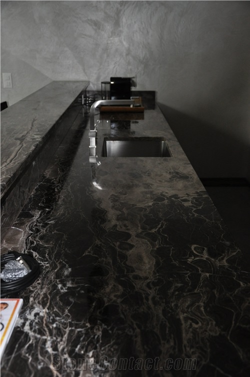 Frappuccino Marble Kitchen Countertops