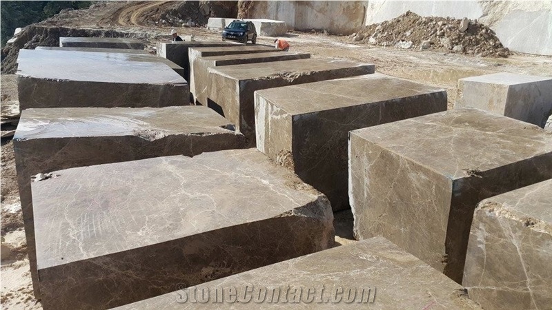 Doche Emperador Light Marble Blocks, Brown Marble Blocks