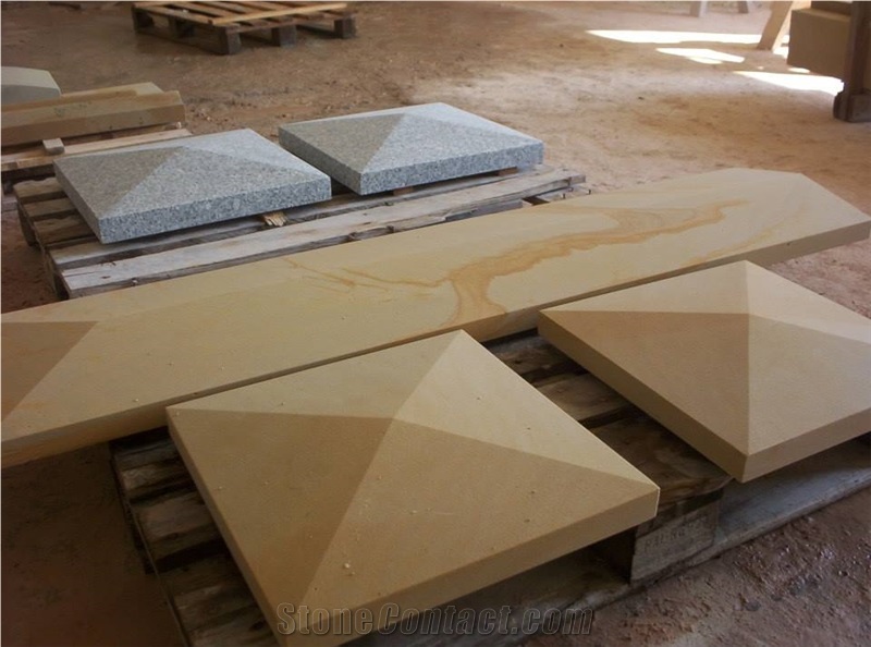 Sirkwitzer Sandstein Pier Caps and Quoins