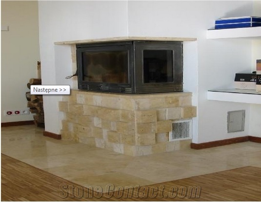 Raciszyn Travertine - Raciszyn Trawertyn Fireplace Design