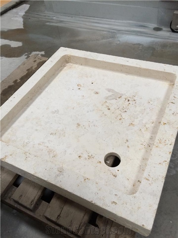 Raciszyn Travertine Shower Base