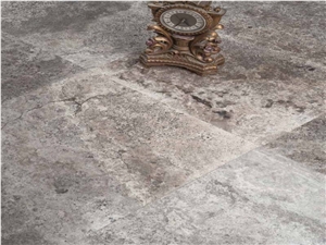 Afyon Silver Travertine Tiles