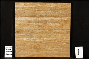 Golden Travertine, Mst Golden Siena Vein Cut