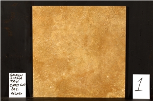Golden Travertine, Mst Golden Siena Vein Cut