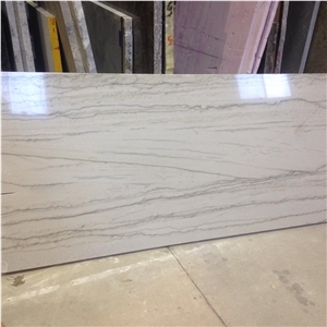 White Macaubas 56"X25" Quartzite Slabs
