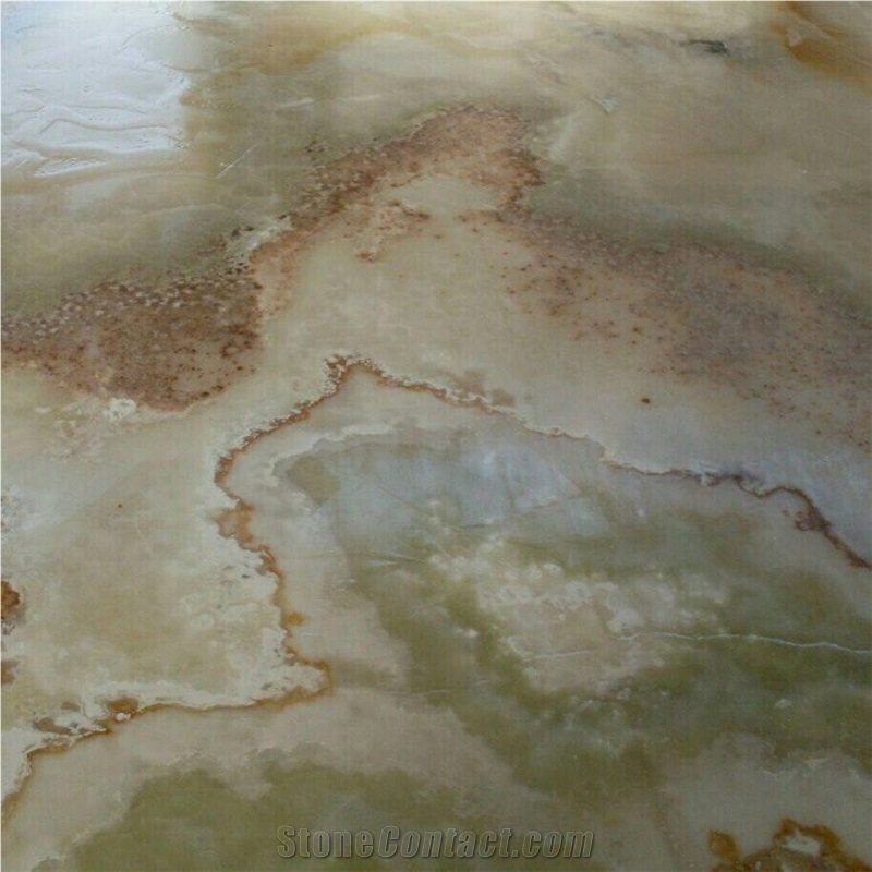 Translucent Onyx Panel Reception Desk