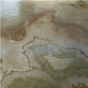 Translucent Onyx Panel Reception Desk