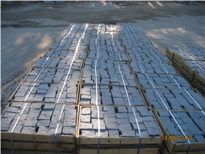 Granito Lages Split Cube Stones for Paving, Grey Granite Pavers, Cube Stone