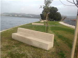 Granito Amarelo Mondim Benches, Yellow Granite Benches & Table Sets