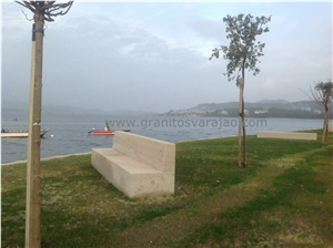 Granito Amarelo Mondim Benches, Yellow Granite Benches & Table Sets