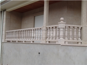 Amarelo Mondim Granite Balustrade and Railings, Yellow Granite Balustrades