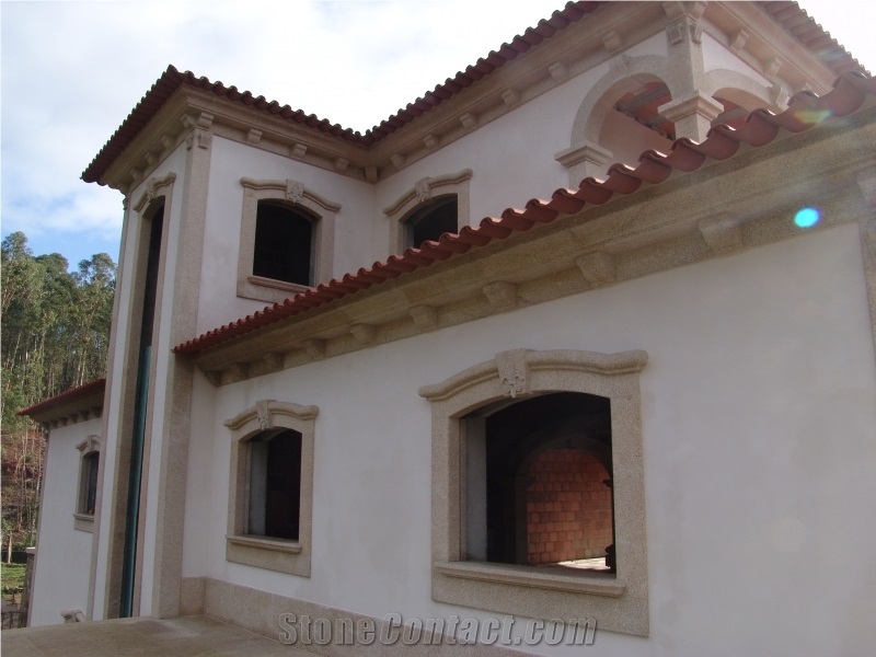 Amarelo Mondim Granite Building Stones, Yellow Granite Building Stone