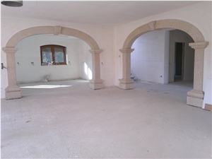 Amarelo Mondim Granite Building Stones, Yellow Granite Building Stone