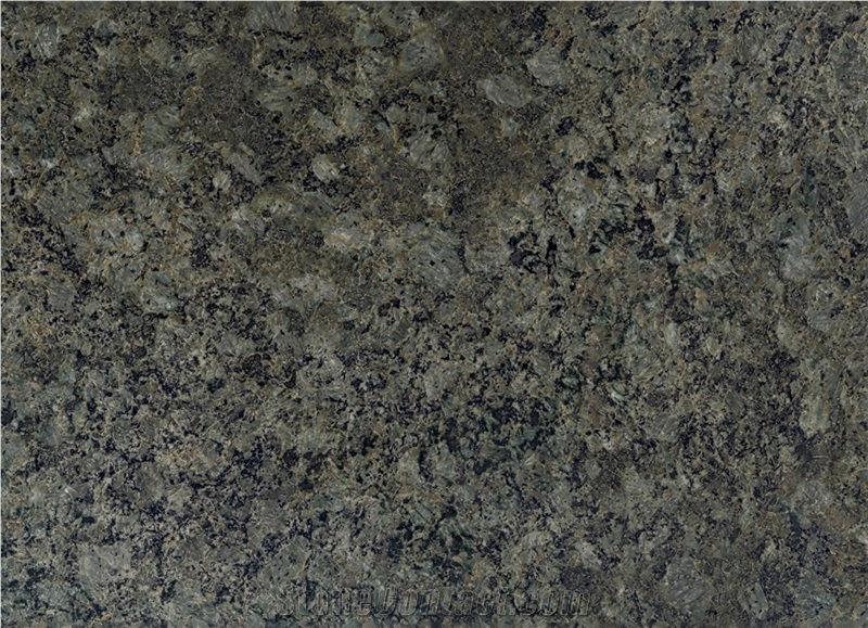 Verde Fontaine Granite Polished Slabs, Green Polished Granite Floor Tiles