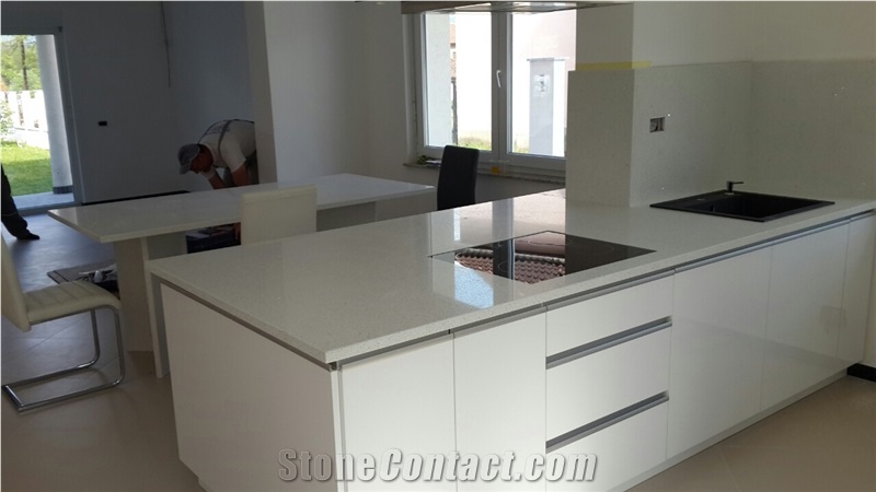 Quartz Stone Kitchen Countertops