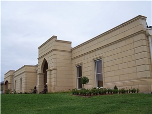 Gambier Limestone Plainface Veneer, Plainface Ashlar, Beige Limestone for Building