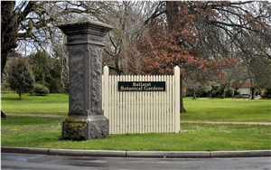 Victorian Bluestone Pillar, Gate Post Victorian Bluestone Pillar, Gate Post