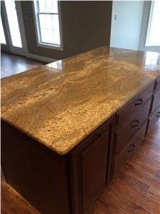African Ivory Granite Kitchen Island Top