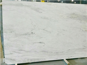 White Lightning Marble Slab, Mountain White Danby White Lightning Marble Slab, Mountain White Danby