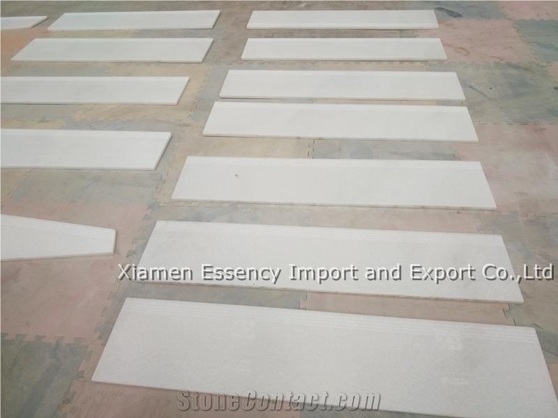 Chinese Pure White Marble Tiles, White Jade Marble Slabs & Tiles