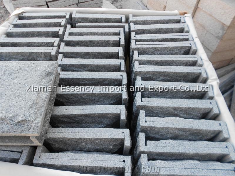 G654 Grey Granite Mushroom Building Stone